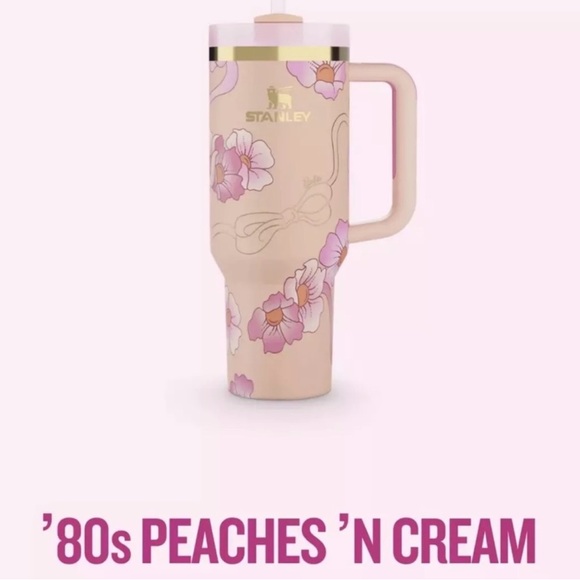 STANLEYxBARBIE™ ’80S PEACHES ’N CREAM QUENCHER 40 OZ - Picture 3 of 4